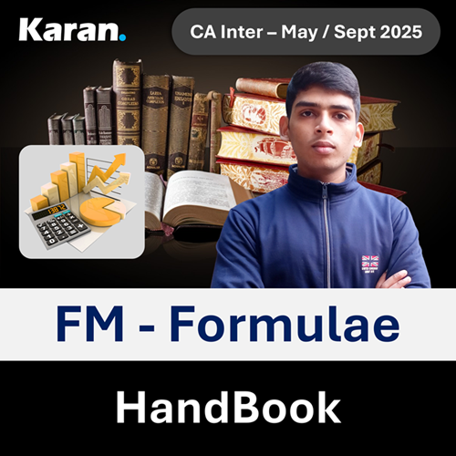 CA Inter FM Formula HandBook | Compilation of all Formulas of Financial Management